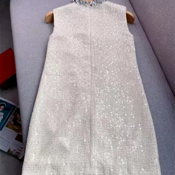 Sequin Tank Tweed Dress - Similar to Self-Portrait - Picture 6 of 7